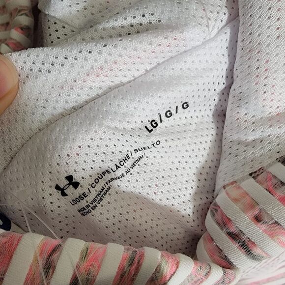 Under Armour Multicolor hoodie Women’s size L White Pink Blue Brand New - Picture 4 of 10